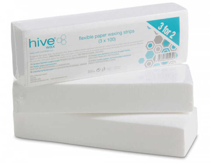 Hive Flexible Paper Waxing Strips (300) 22.5 x 7.5cm