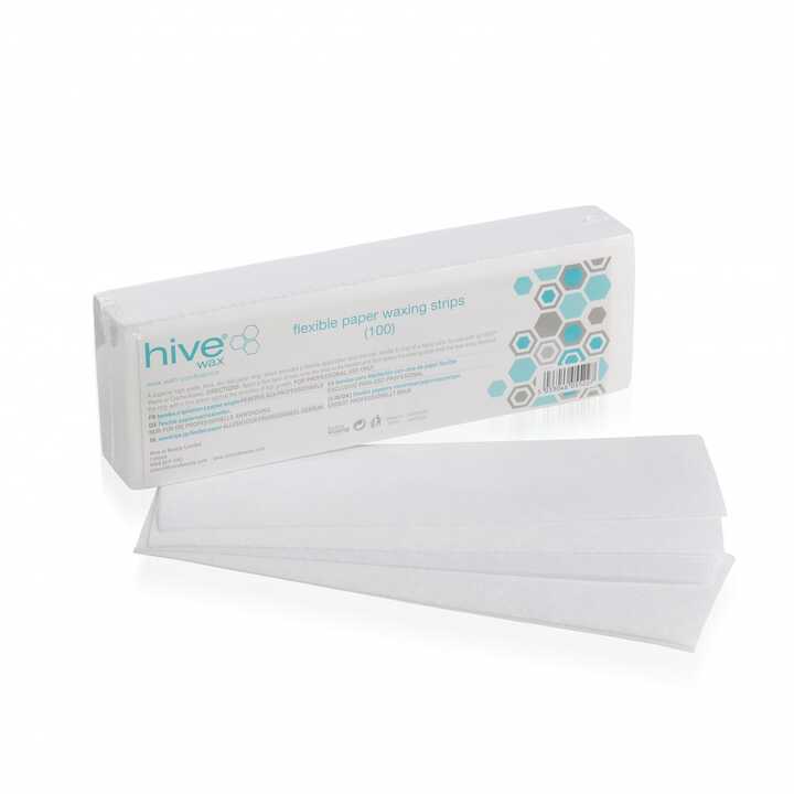 Hive Flexible Paper Waxing Strips (100) 22.5 x 7.5cm