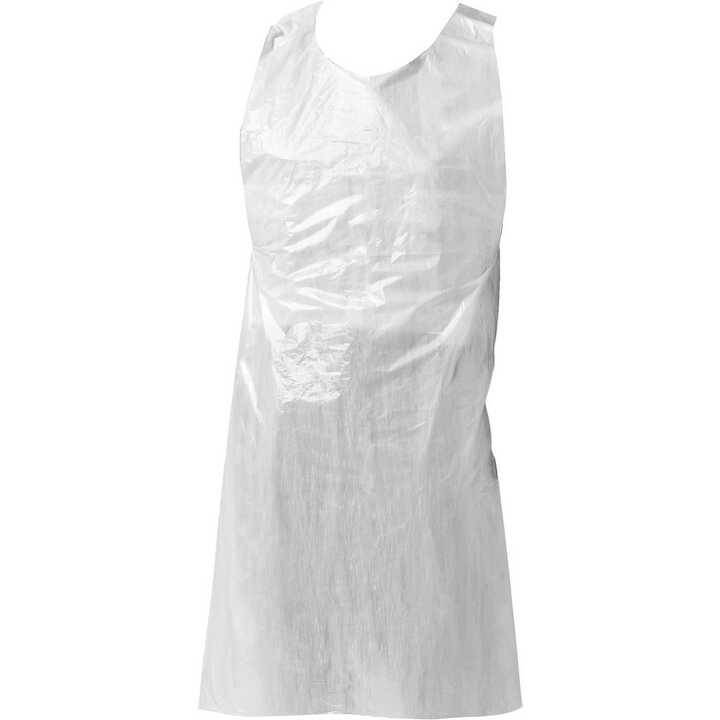 White Disposable Aprons - 100pk