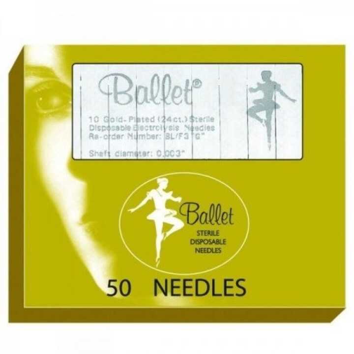 Ballet BL/G4 Gold Plated Needles size 004 (50)