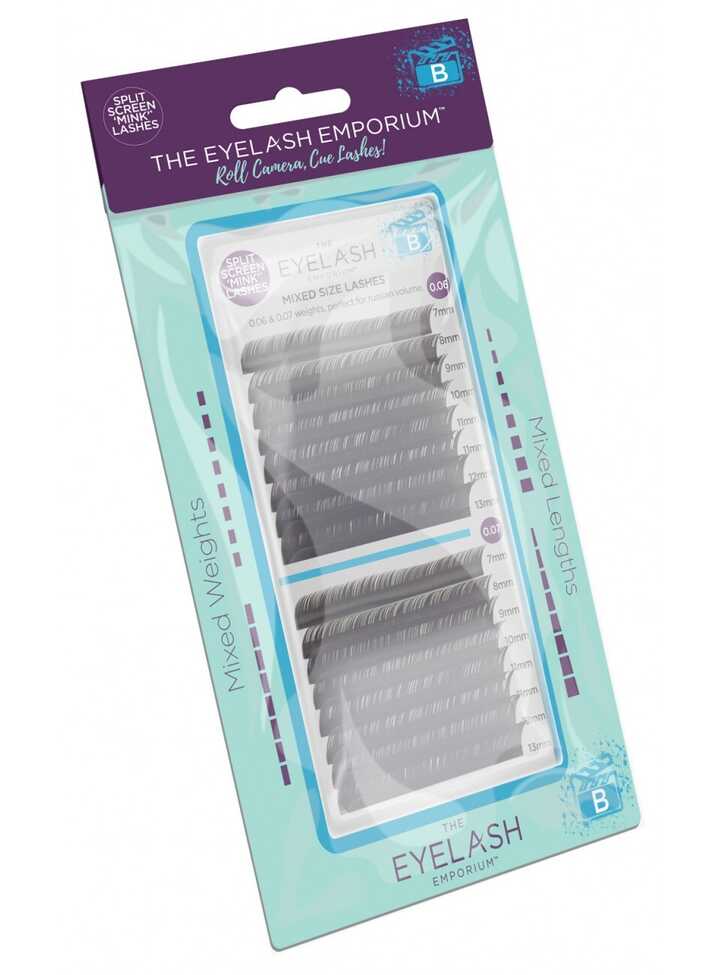 The Eyelash Emporium B-Curl Mixed Weight Lashes