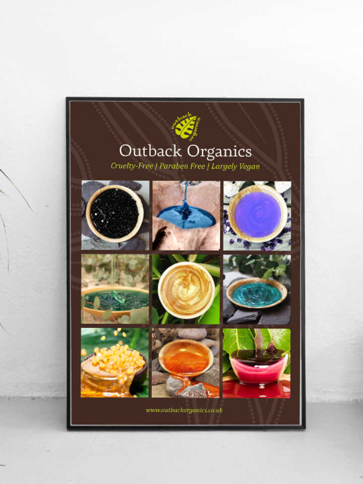 Outback Organics Waxes Poster A3