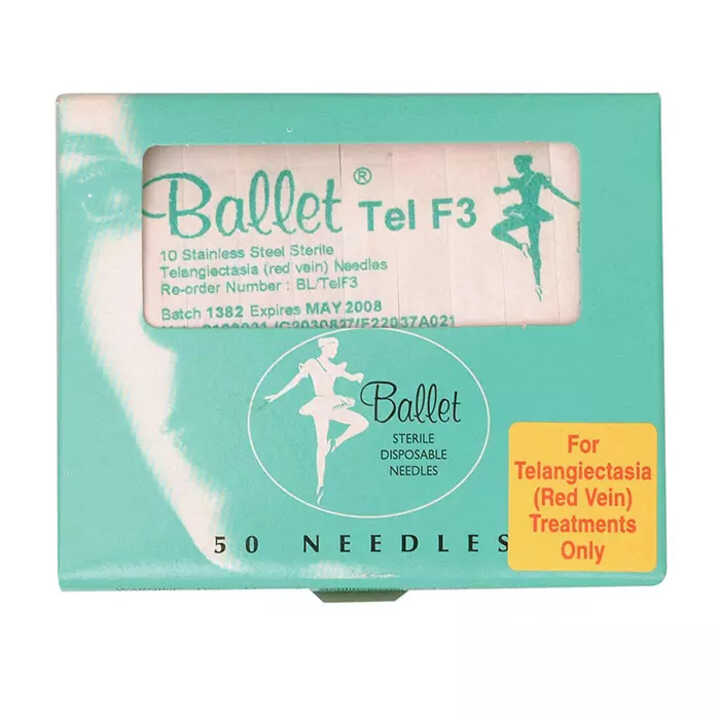 Ballet BL/Tel F3 Stainless Needles for Telangiectasia size 003 (50)